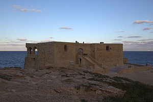 Батарея Qolla il-Bajda, Мальта, Марсалфорн