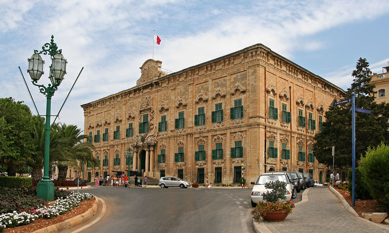 Дворец Оберж-де-Кастий, Мальта, Валлетта