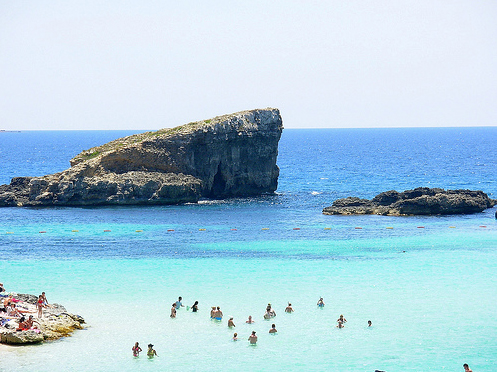 Голубая лагуна, Мальта, остров Комино