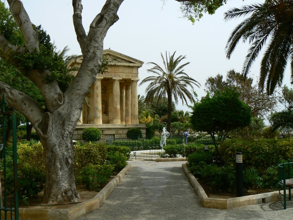 Сады Нижняя Барракка, Мальта, Валлетта