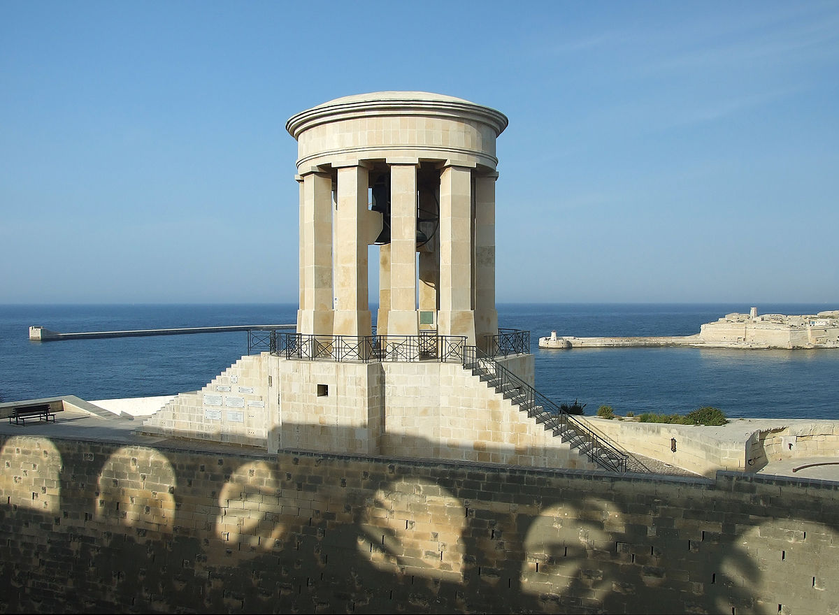 Мемориальный комплекс Siege Bell, Мальта, Валлетта