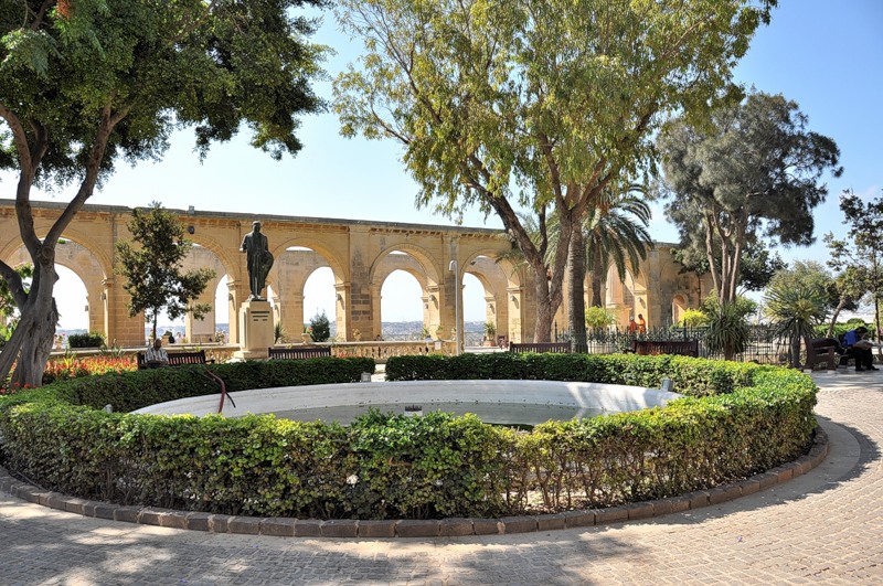 Сады Верхняя Барракка (Аппер), Мальта, Валлетта
